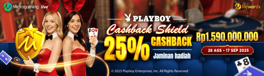 MG LIVE - PLAYBOY CASHBACK SHIELD!