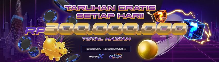 MARBLEX – BALAPAN GACOR! TARUHAN GRATIS SETIAP HARI!